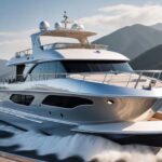 beautiful boat out on the water showing the many ways that aluminum extrusion can be used in marine applications for construction, safety, and features