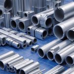 Group of round cylinder extruded aluminum parts