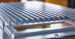 closeup shot of extruded aluminum used for industry manufacturing
